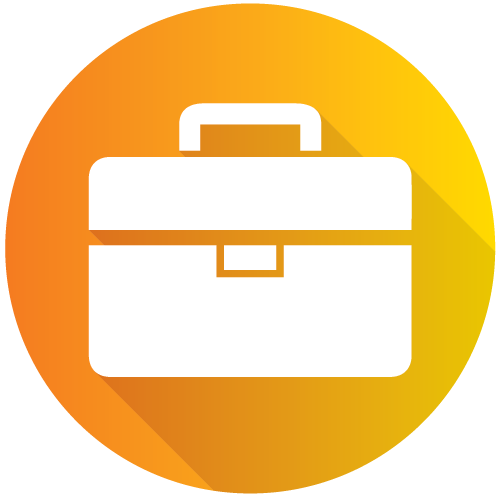 Employment Icon, briefcase